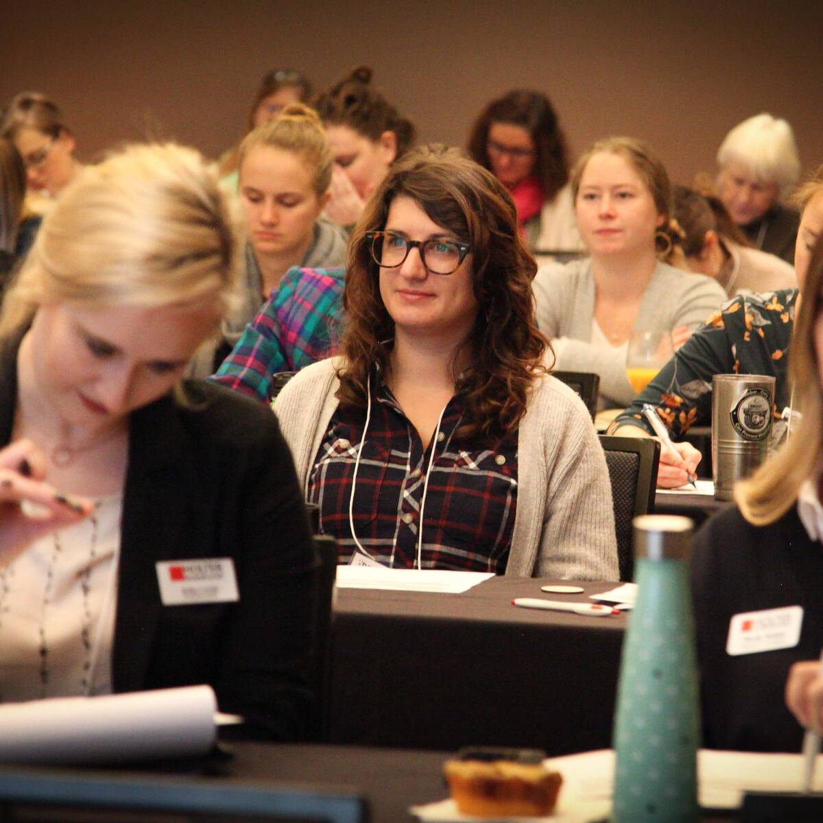 Nonprofit leaders at a Montana Nonprofit Association Conference, sitting in a conference room